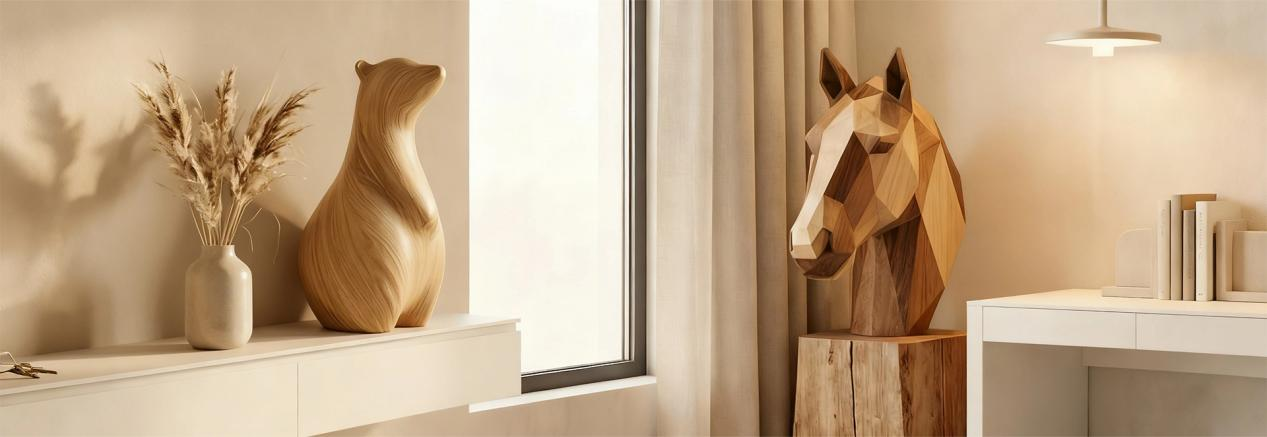 Rustic Wooden Carvings