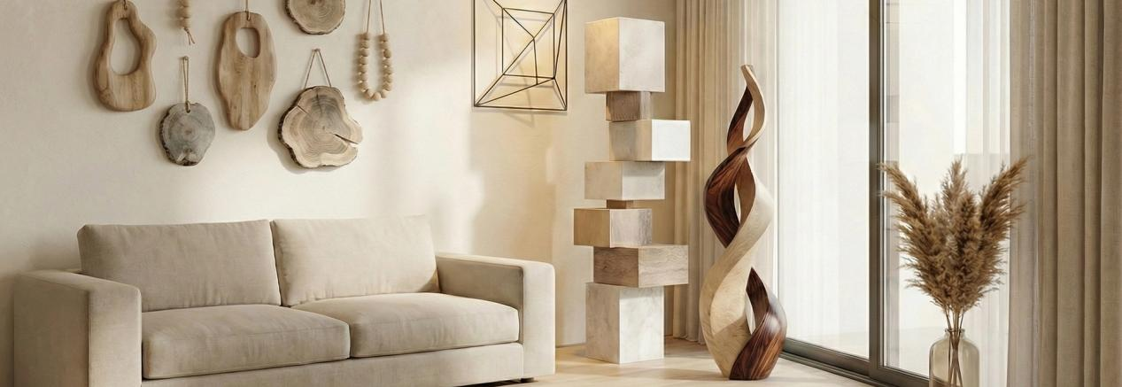 Minimalist Wooden Carvings