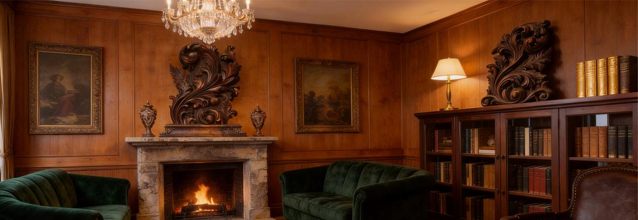 Classic Vintage Wooden Carvings