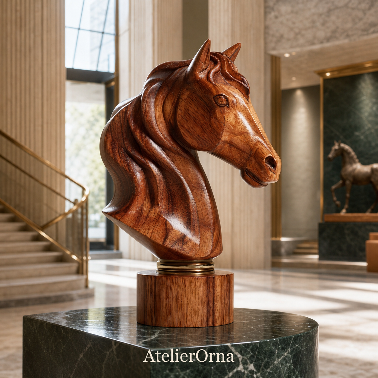 Equestrian Grace Sculpture