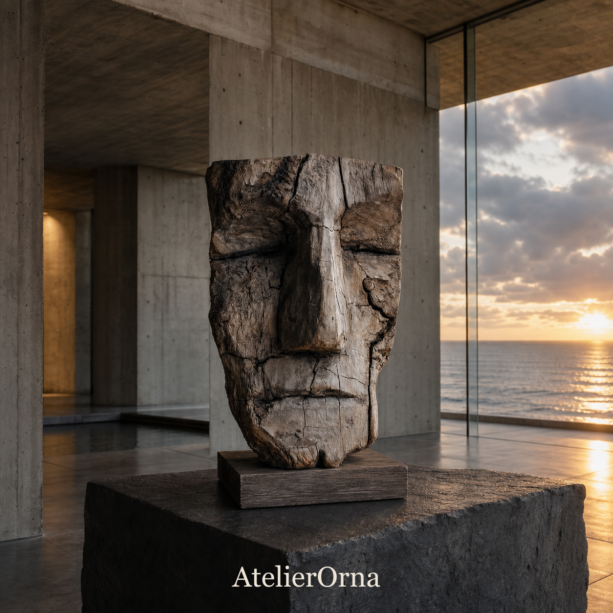 Moai of the Driftwood | Wood Sculpture