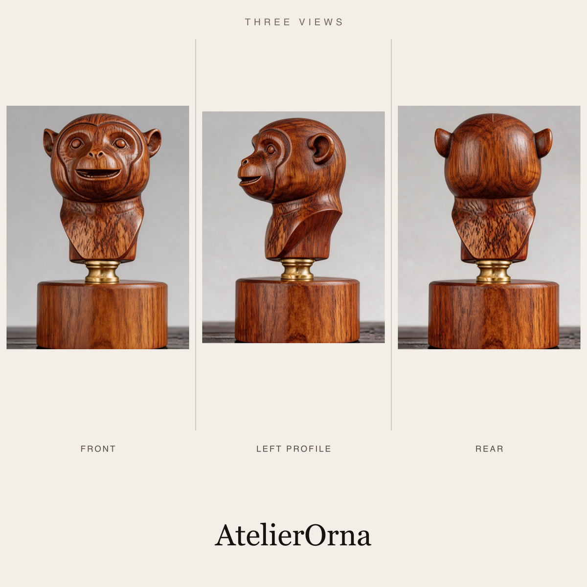 Primate Lignum Sculpture