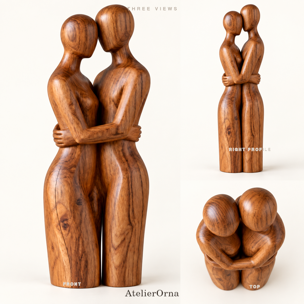 Embrace | Wood Sculpture