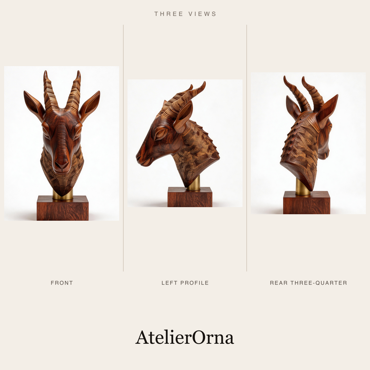 Antelope Textured Bust