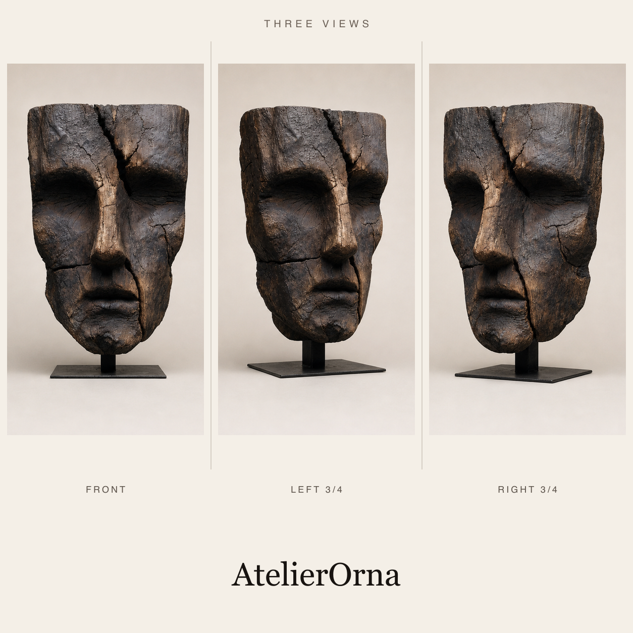 Fractured Memory | Wood Sculpture
