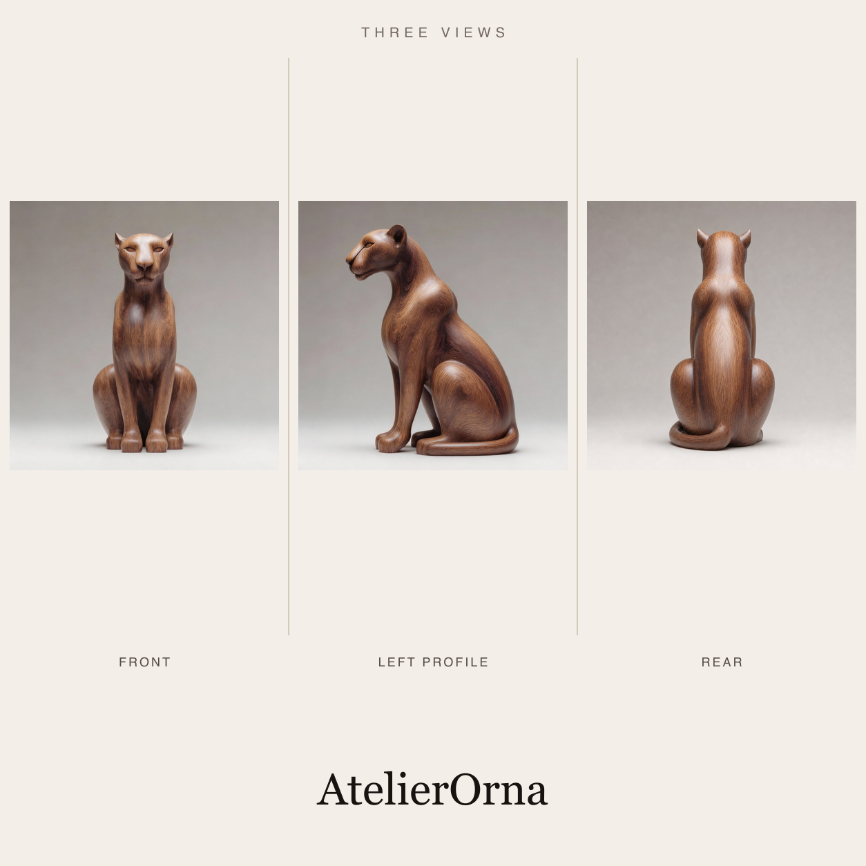 Still Prowess | Wood Sculpture