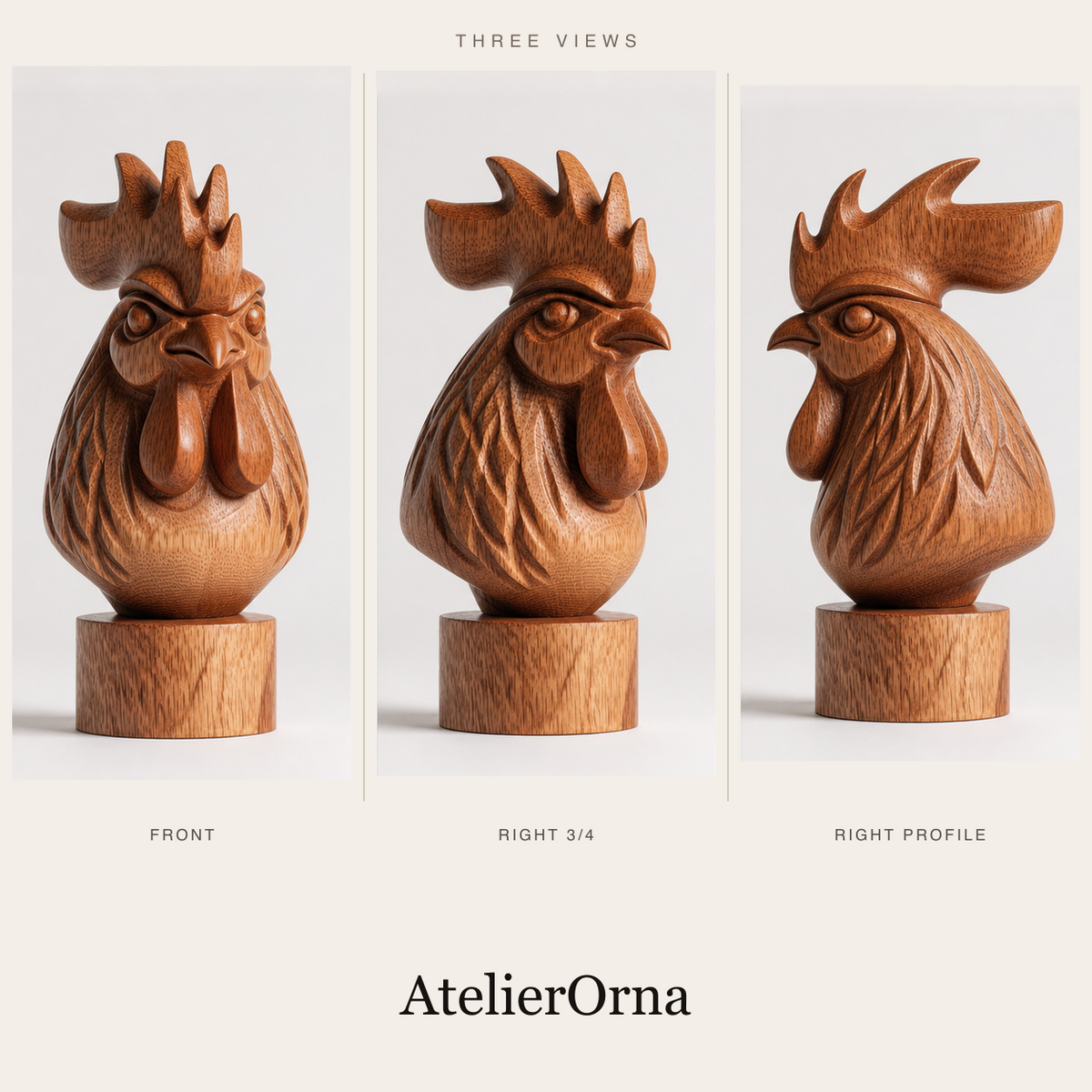 Textured Gallus Bust