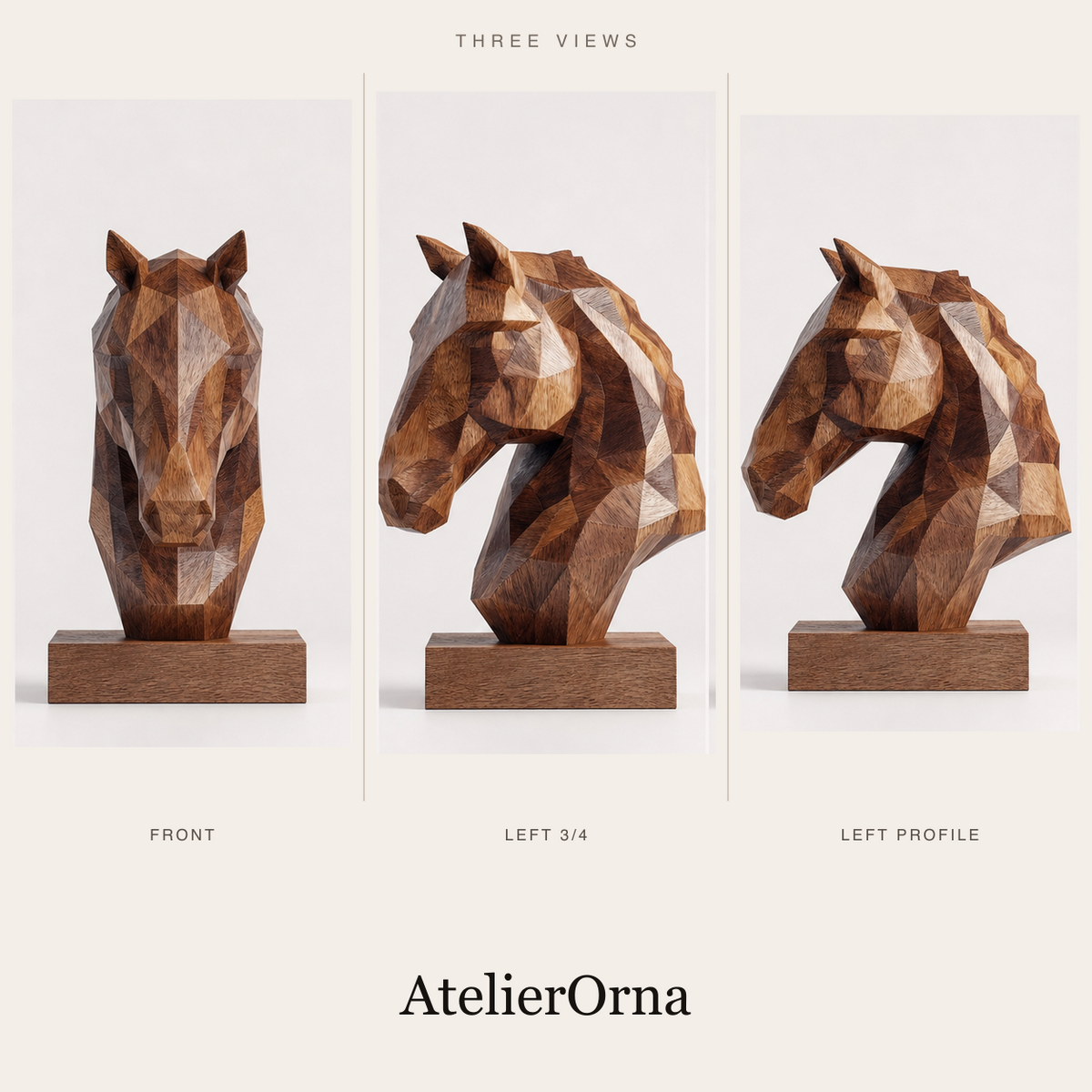 Mosaic Equine Sculpture