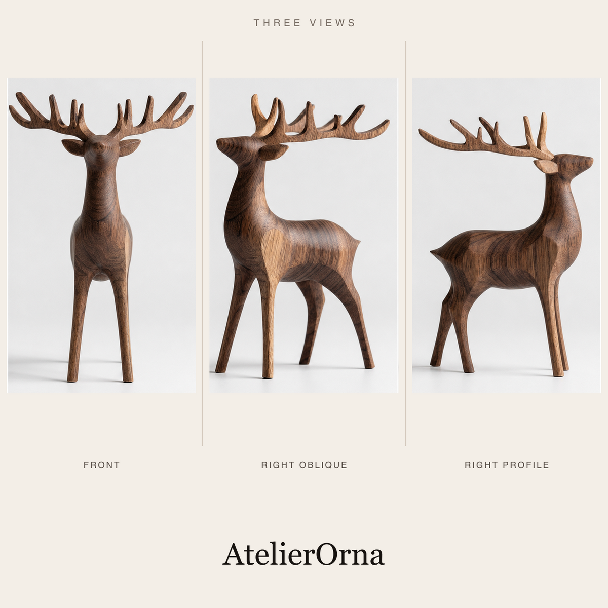 Cervus | Wood Sculpture