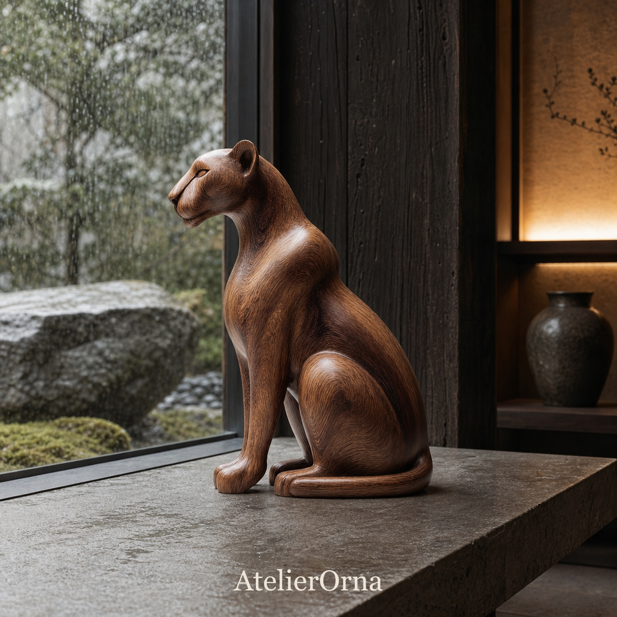 Still Prowess | Wood Sculpture