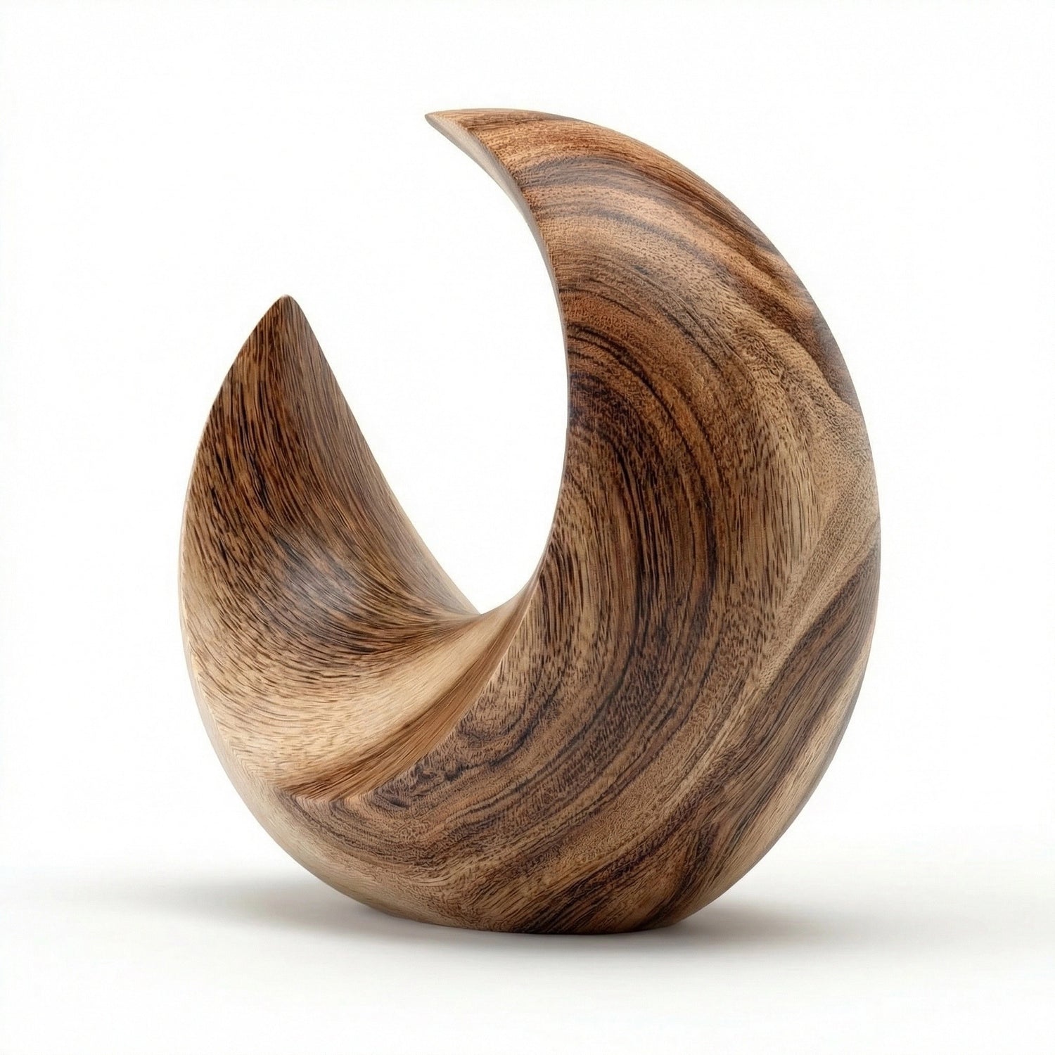 Lunar Crescent | Wood Sculpture