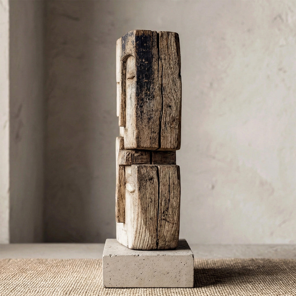 Faces of Time  £ü Wood Sculpture