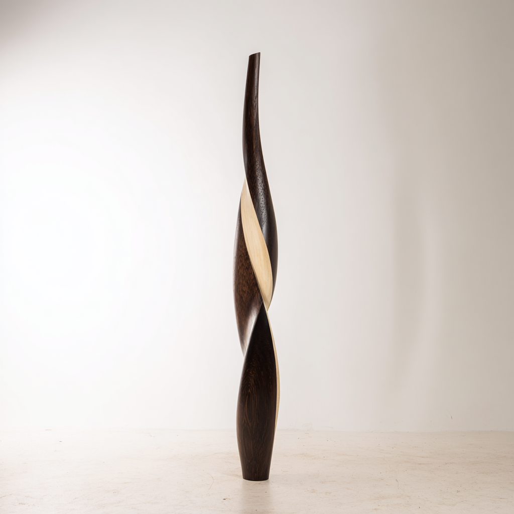 Twist of Two Woods    | Large Wood Sculpture