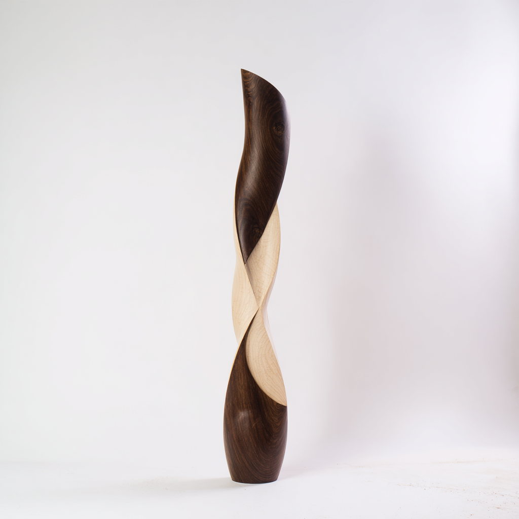 Twist of Coexistence    | Large Wood Sculpture