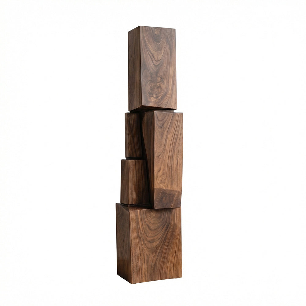 Monolith of Balance | Wood Sculpture