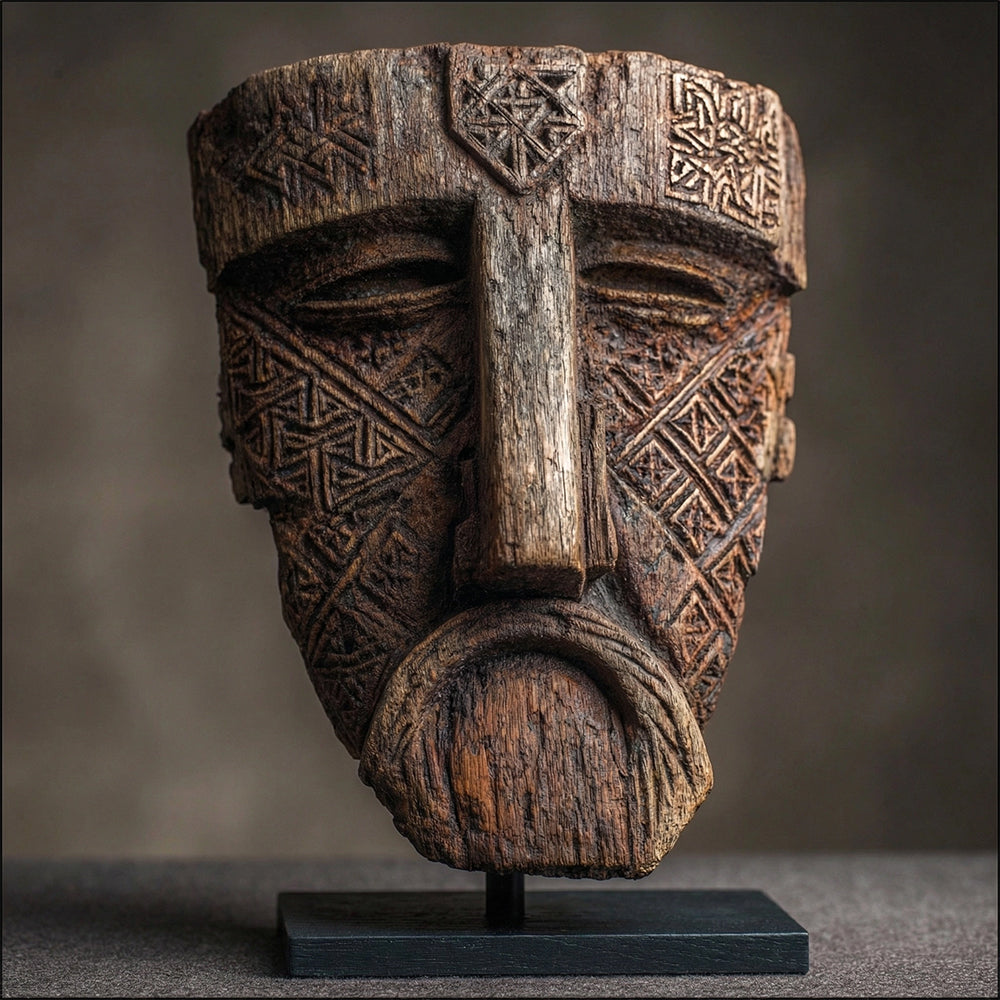 Runic Guardian    | Wood Sculpture