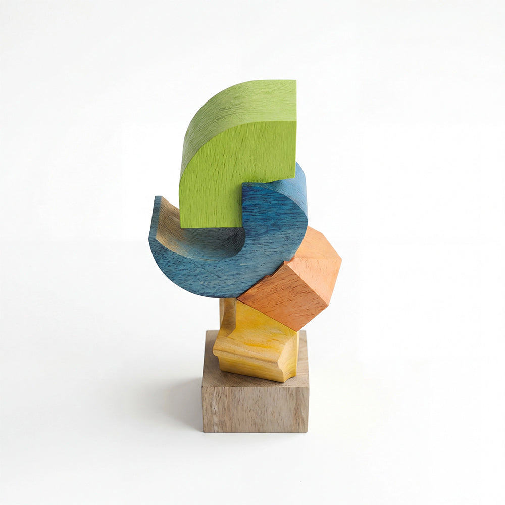 Vivid Stack | Wood Sculpture