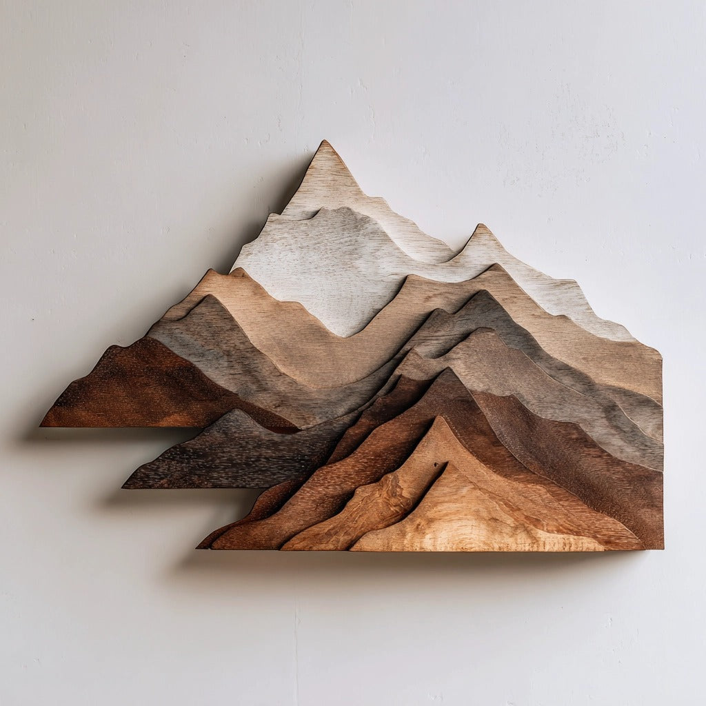 Alpine Ridge ｜ Wall Sculpture