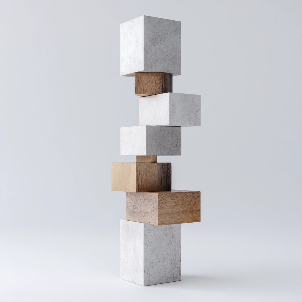Urban Stack | Wood Sculpture