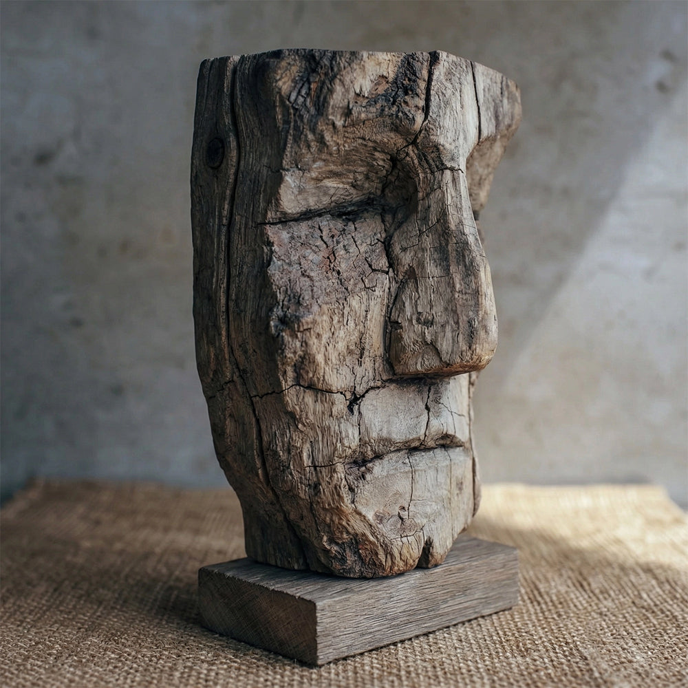Moai of the Driftwood    | Wood Sculpture