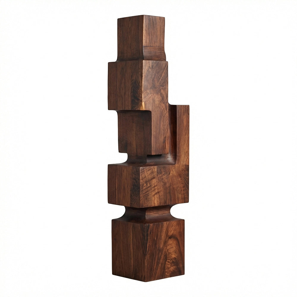 Monolith of Precision | Wood Sculpture