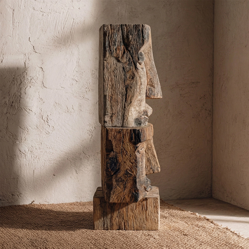 Faces of Identity  £ü Wood Sculpture