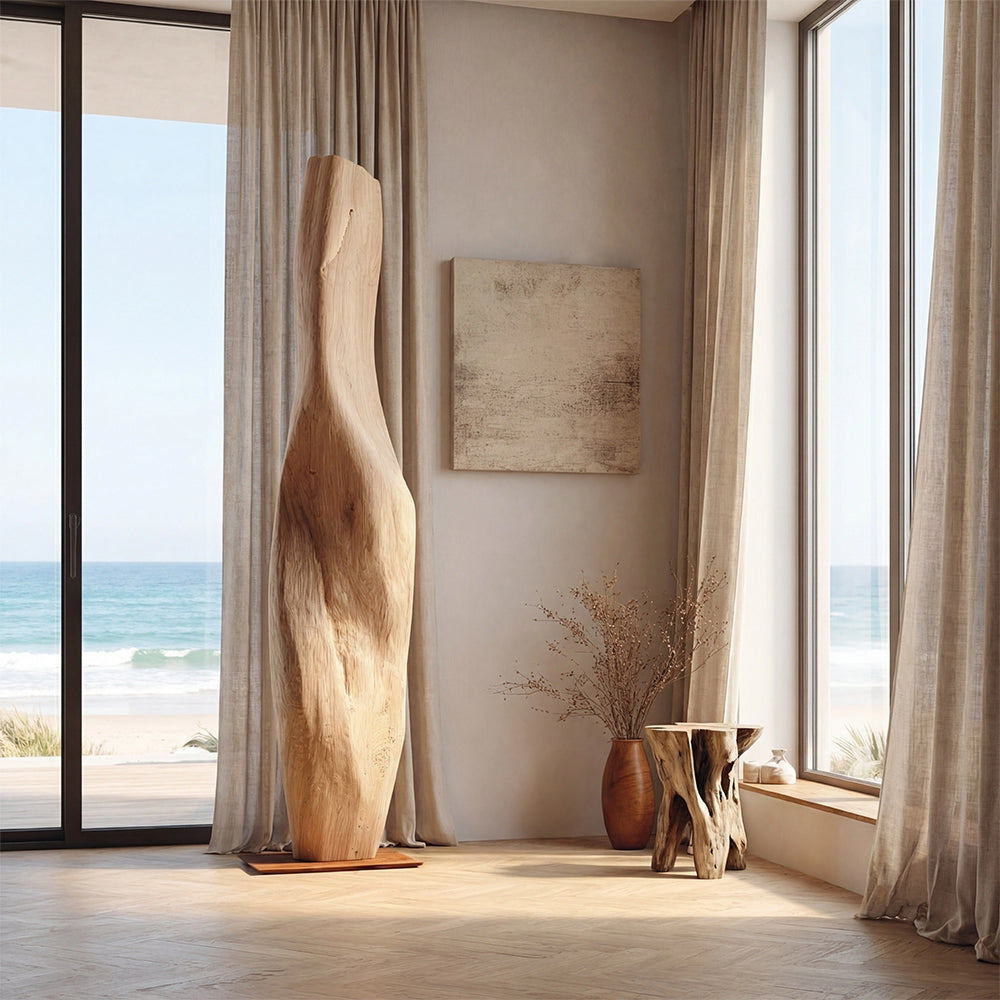 Minimalist Torso | Wood Sculpture