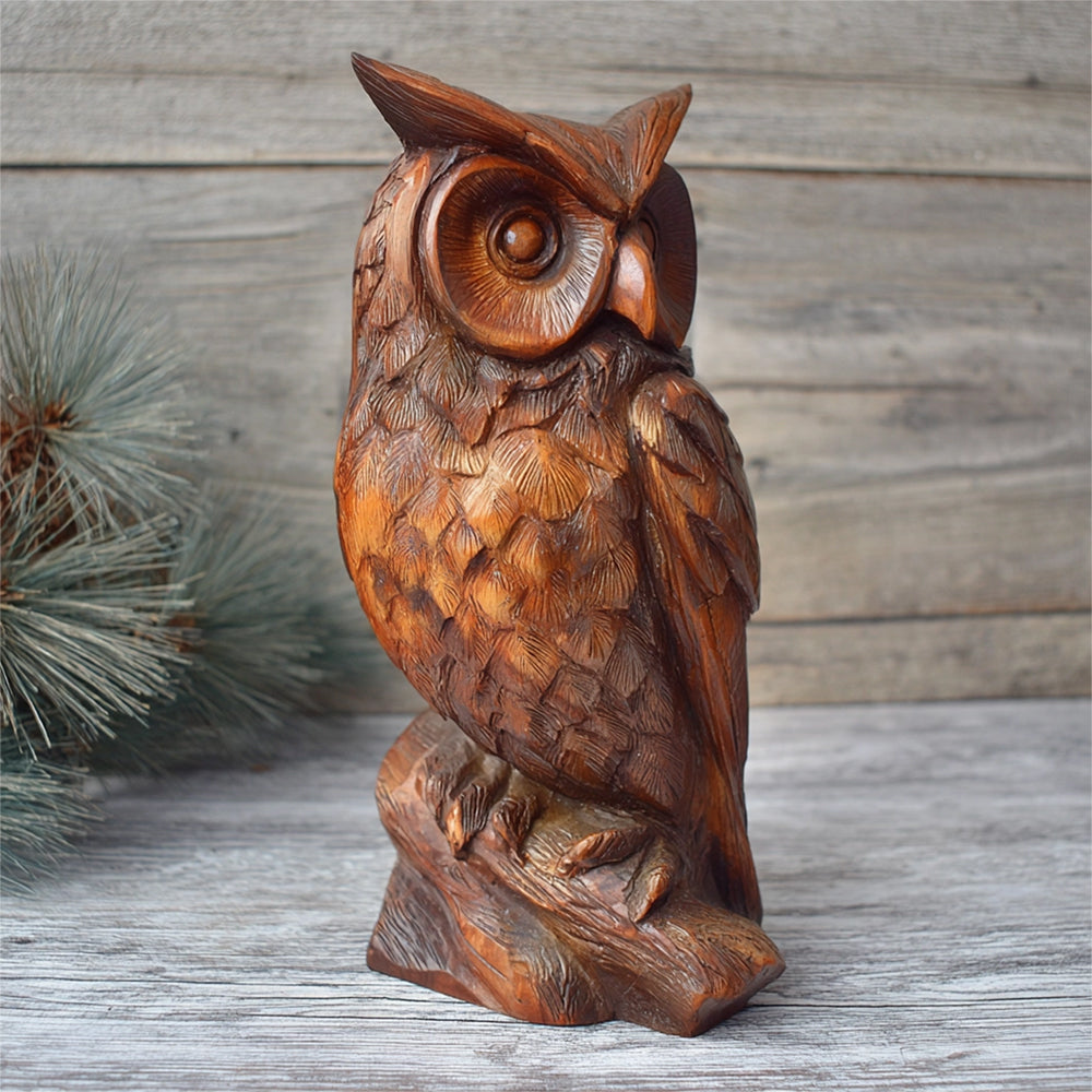 Rustic Owl | Wood Sculpture
