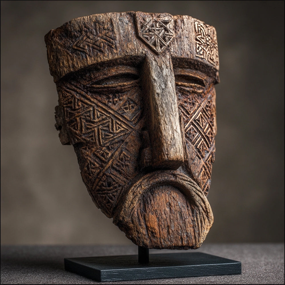 Runic Guardian    | Wood Sculpture