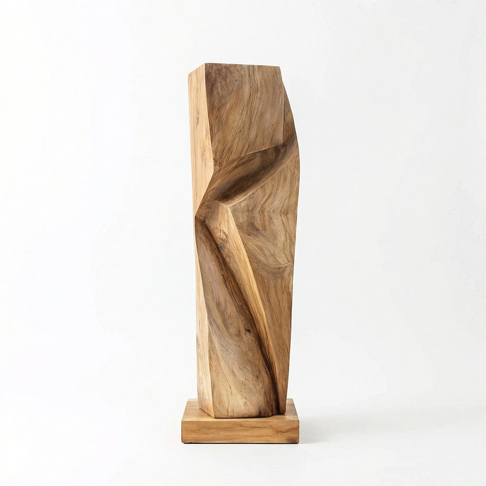 Twisted Column    | Wood Sculpture