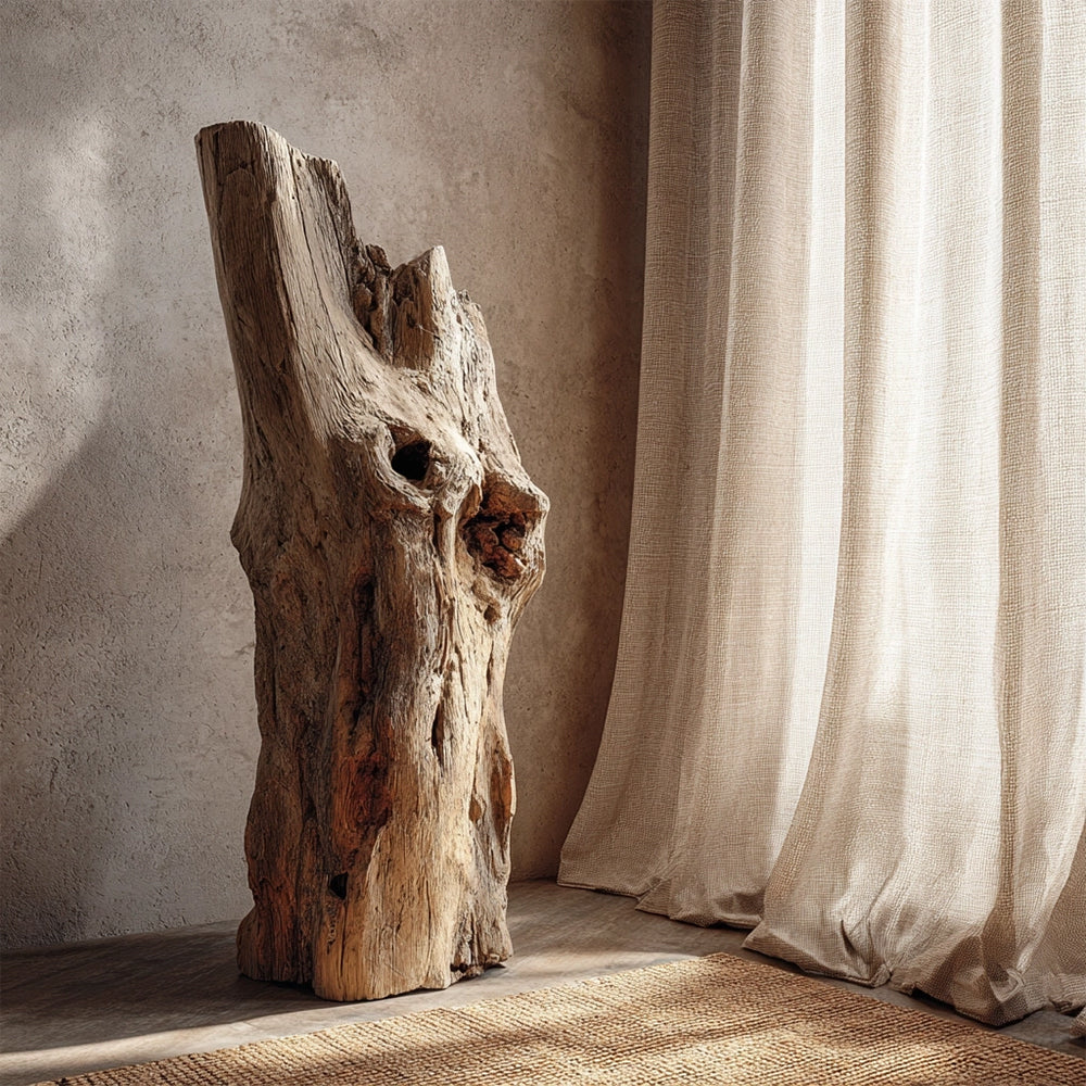 Weathered Monolith £ü Wood Sculpture