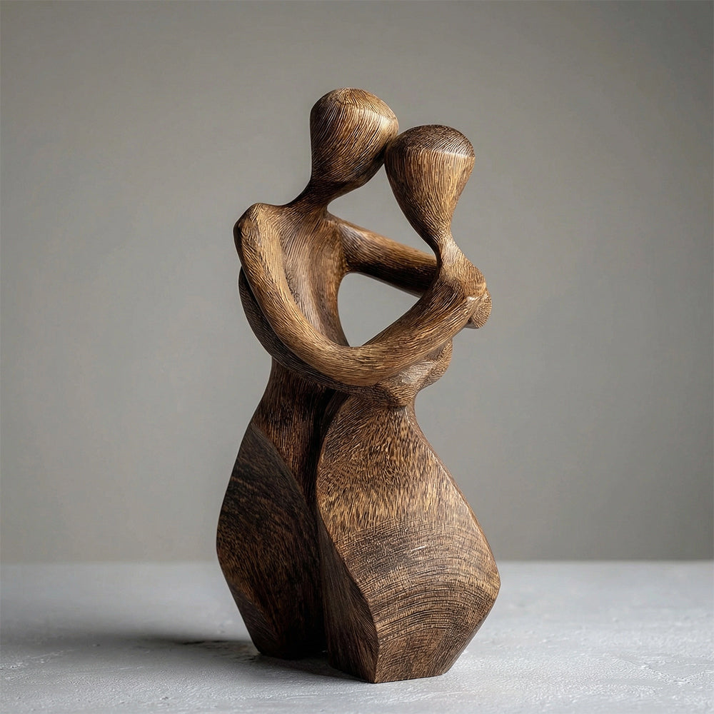 Serene Bond | Wood Sculpture
