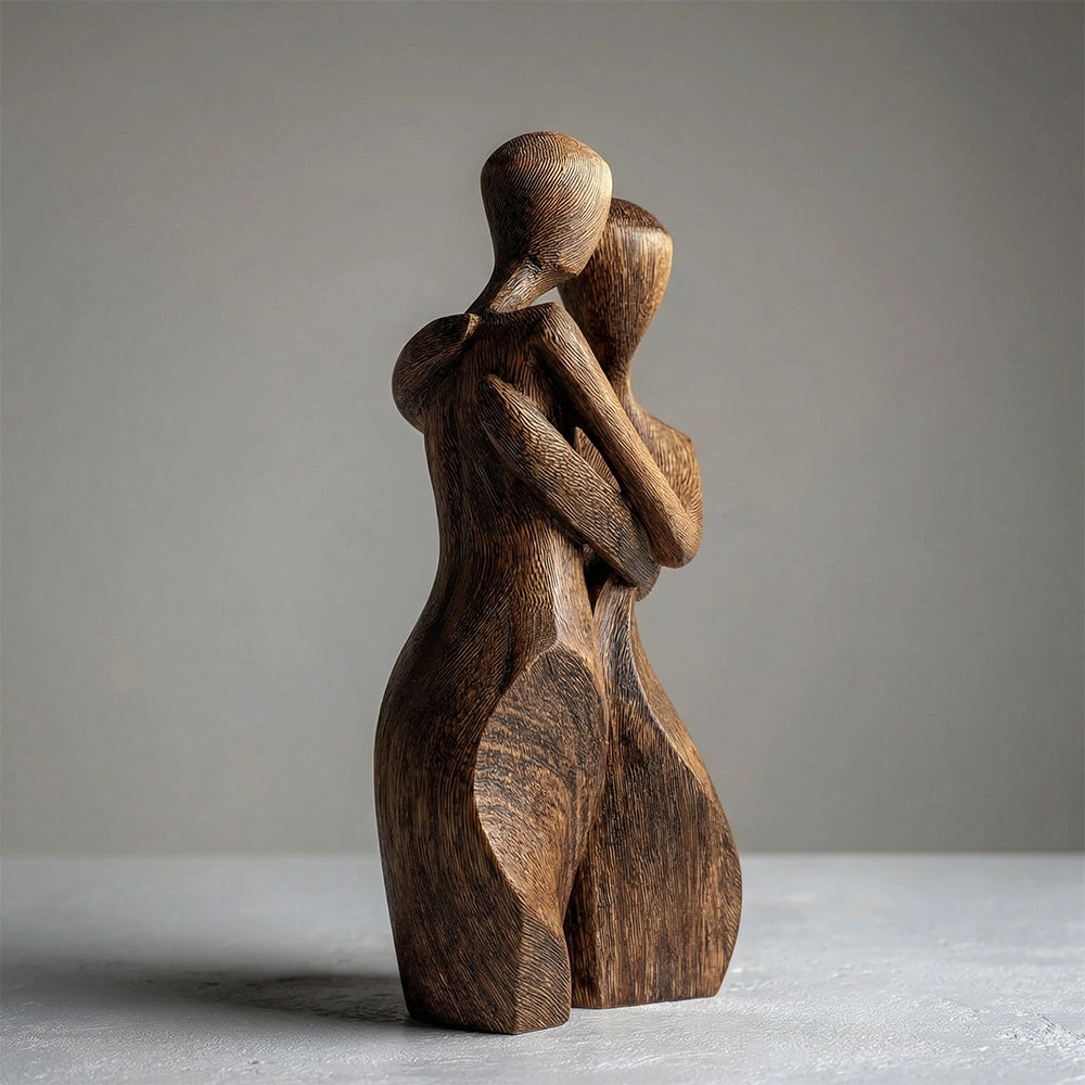 Serene Bond | Wood Sculpture