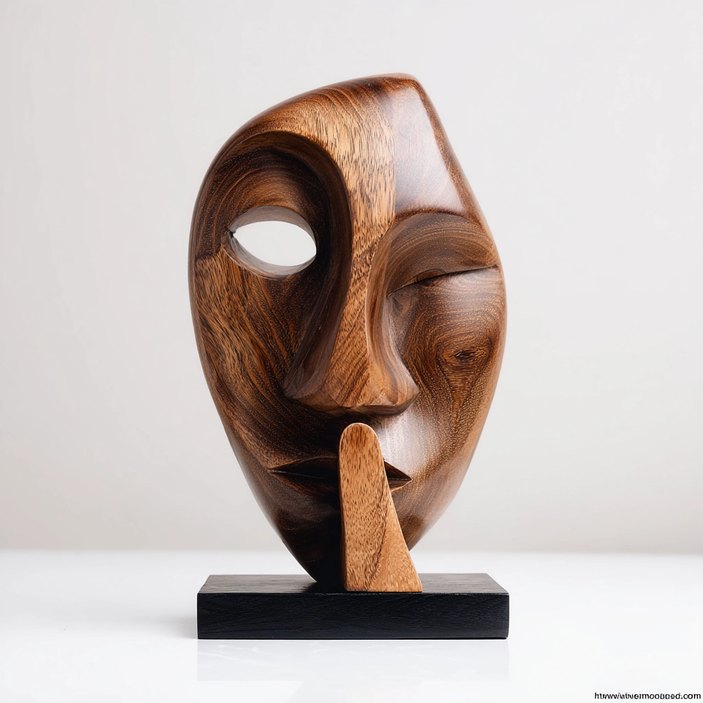 Asymmetrical Whisper Mask Sculpture – AtelierOrna