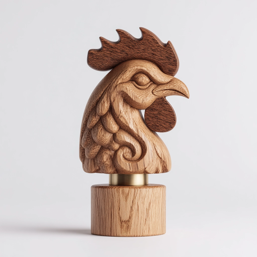 Two-Tone Gallus Sculpture