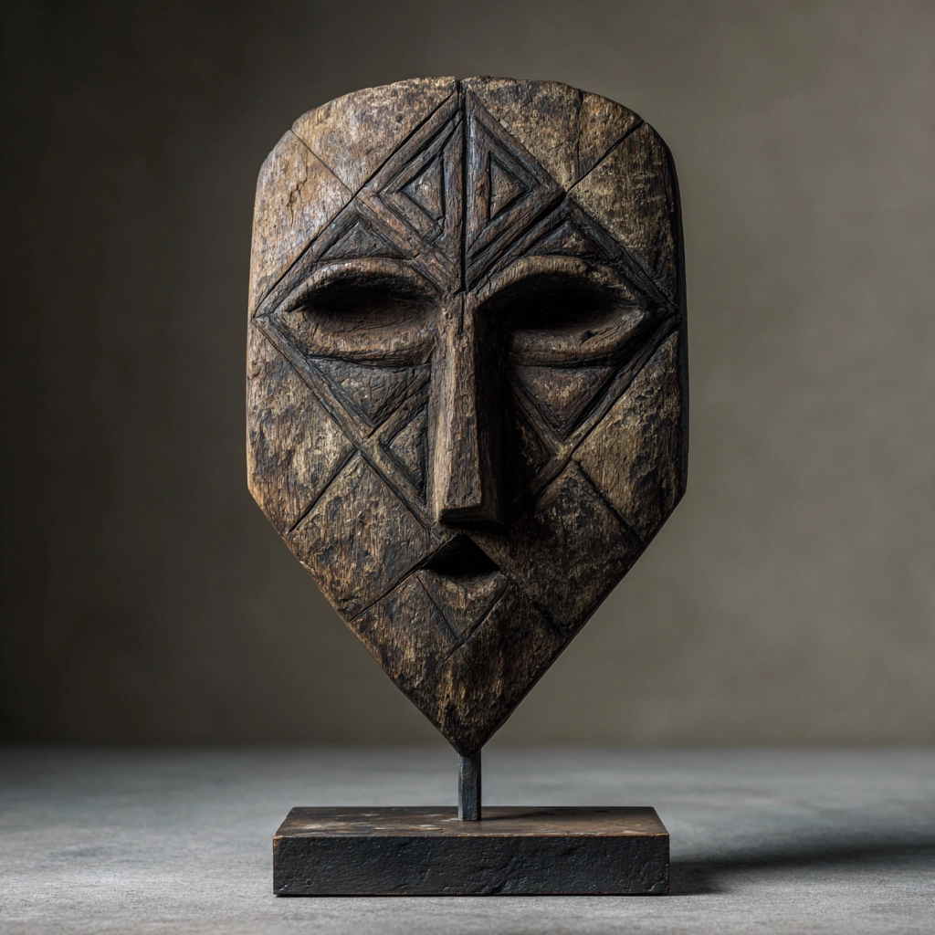 Diamond Ancestor l Wood Sculpture
