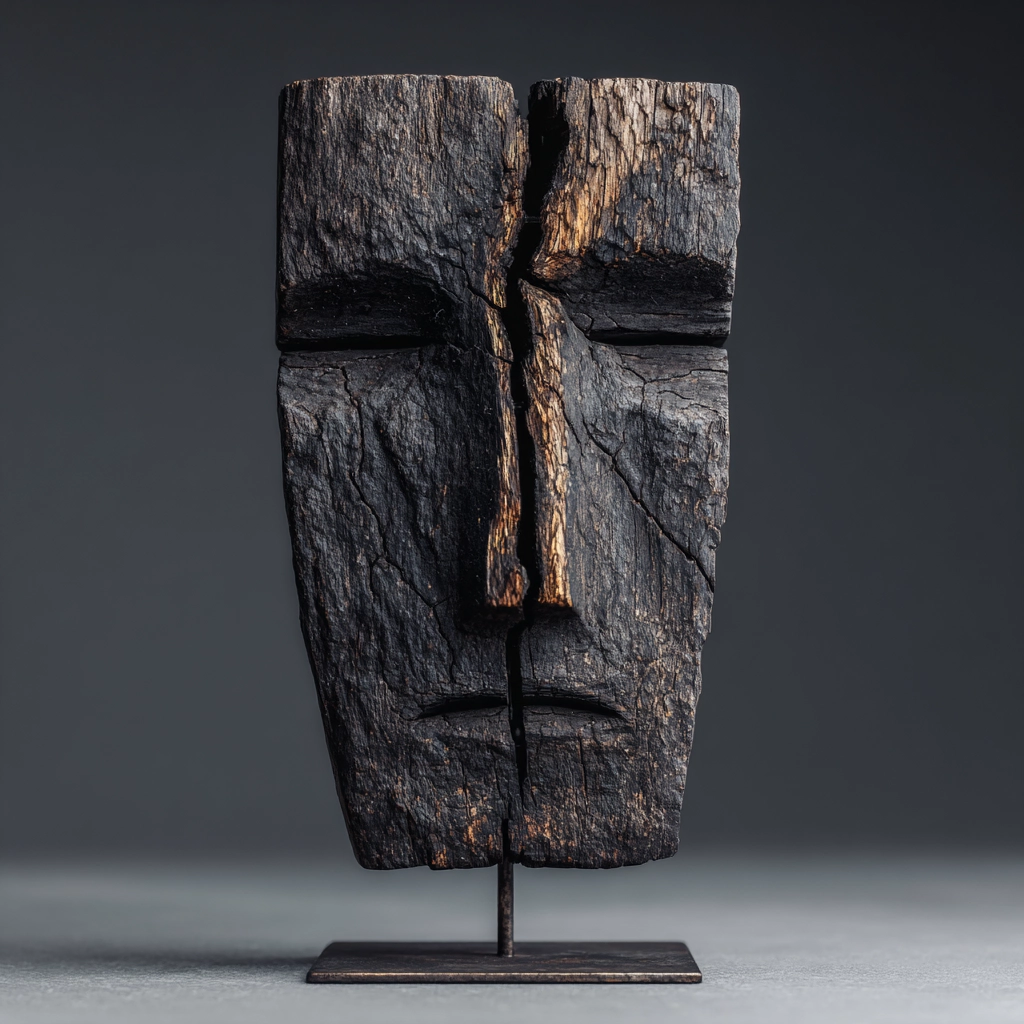 Fractured Ancestor l Wood Sculpture