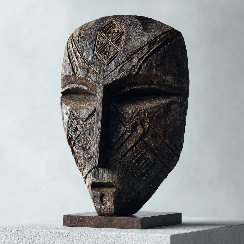 Tribal Echo l Wood Sculpture