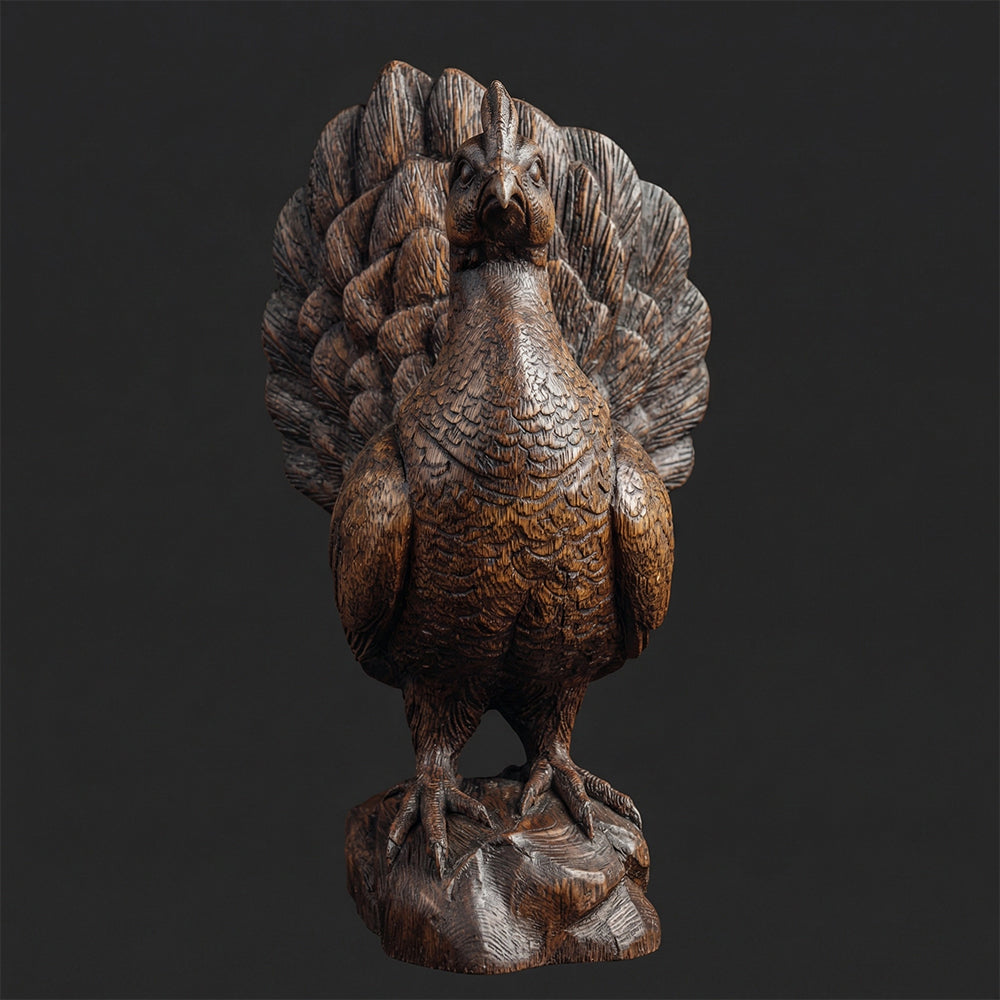 Rustic Plumage| Wood Sculpture