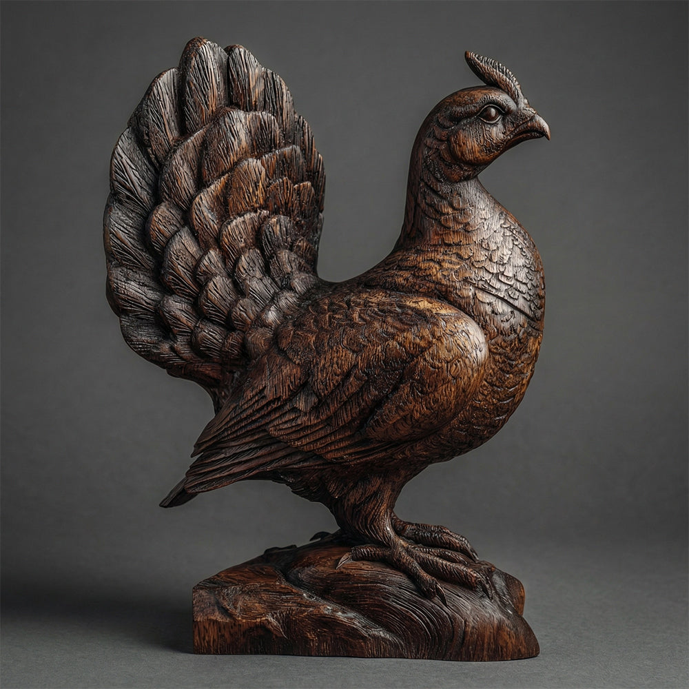 Rustic Plumage| Wood Sculpture