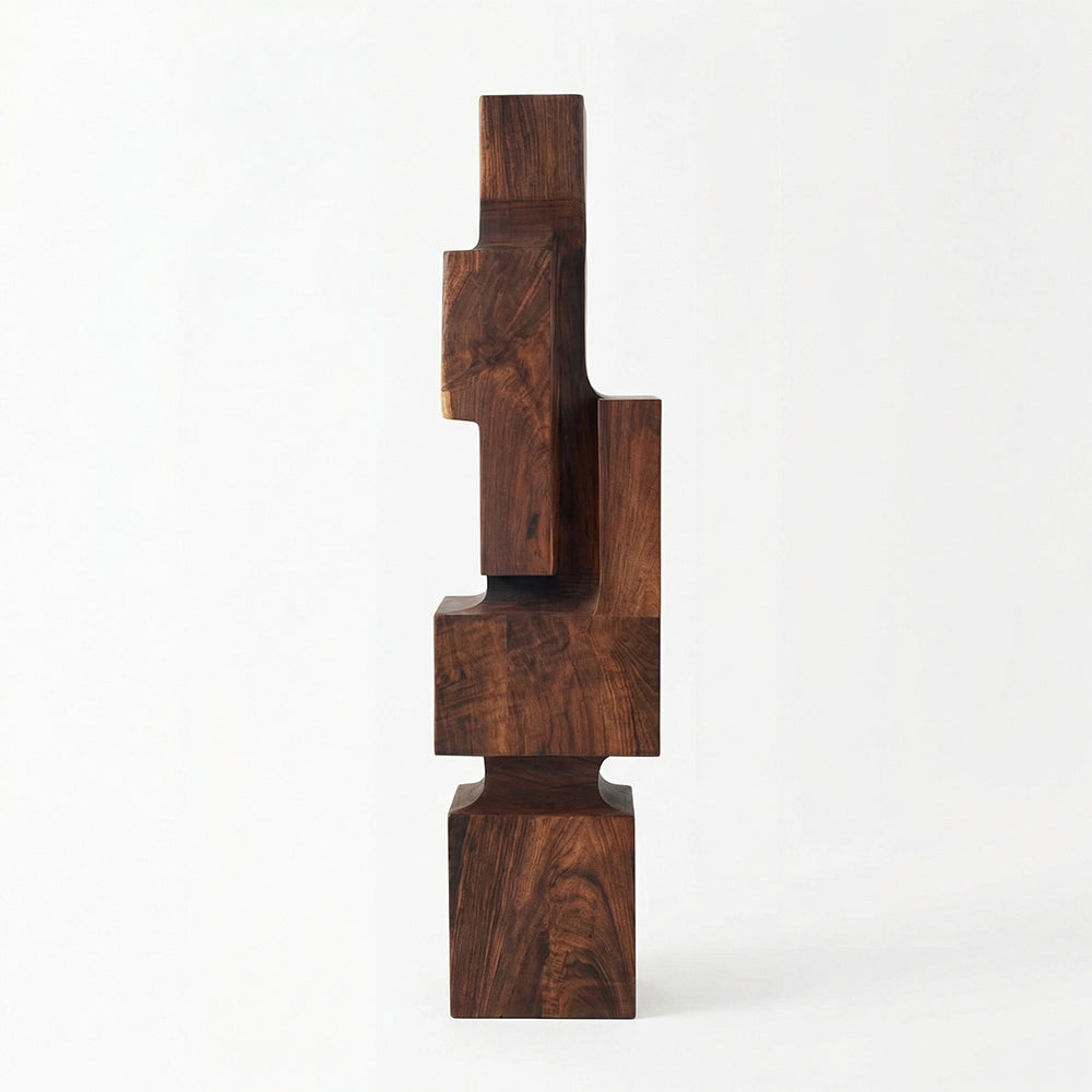 Monolith of Precision | Wood Sculpture