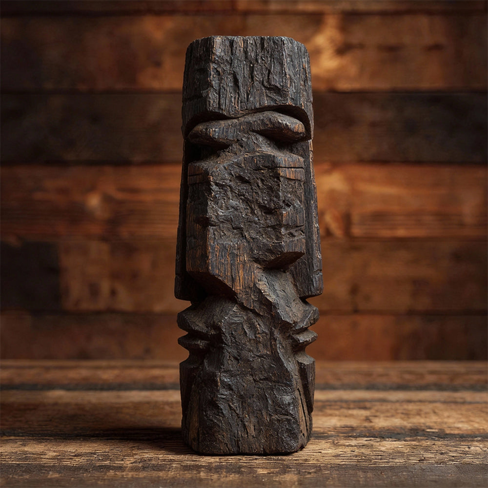 Tribal Visage | Wood Sculpture