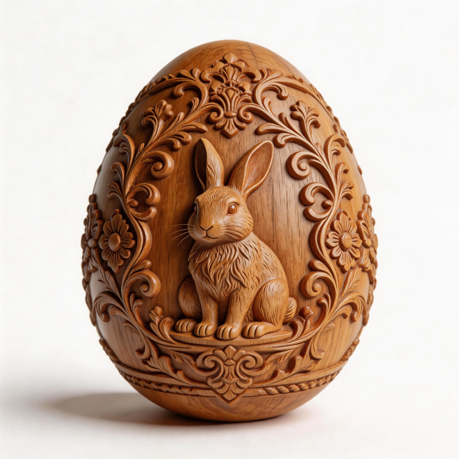 Egg of the Spring Hare | Wood Sculpture