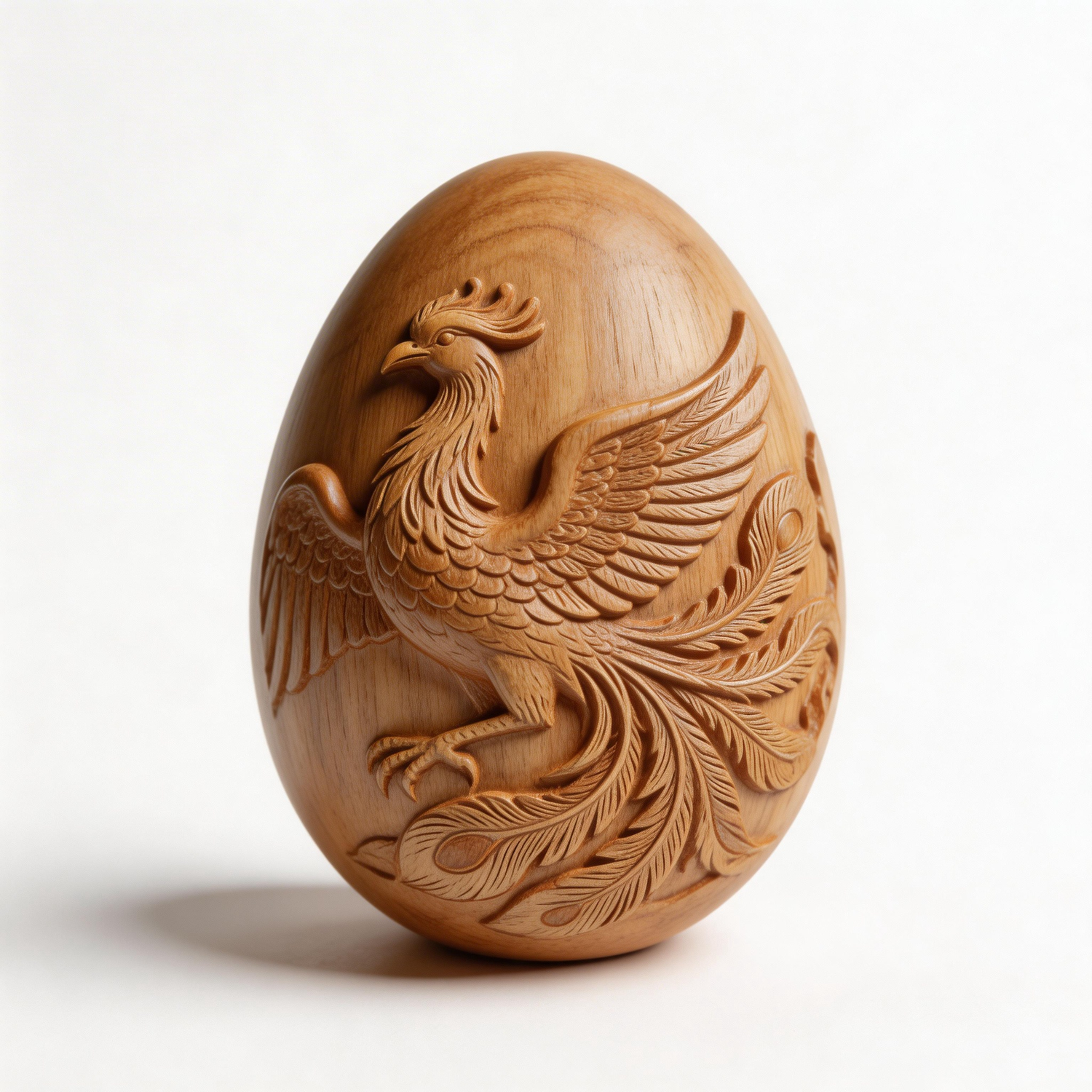 Phoenix Ascent | Wood Sculpture