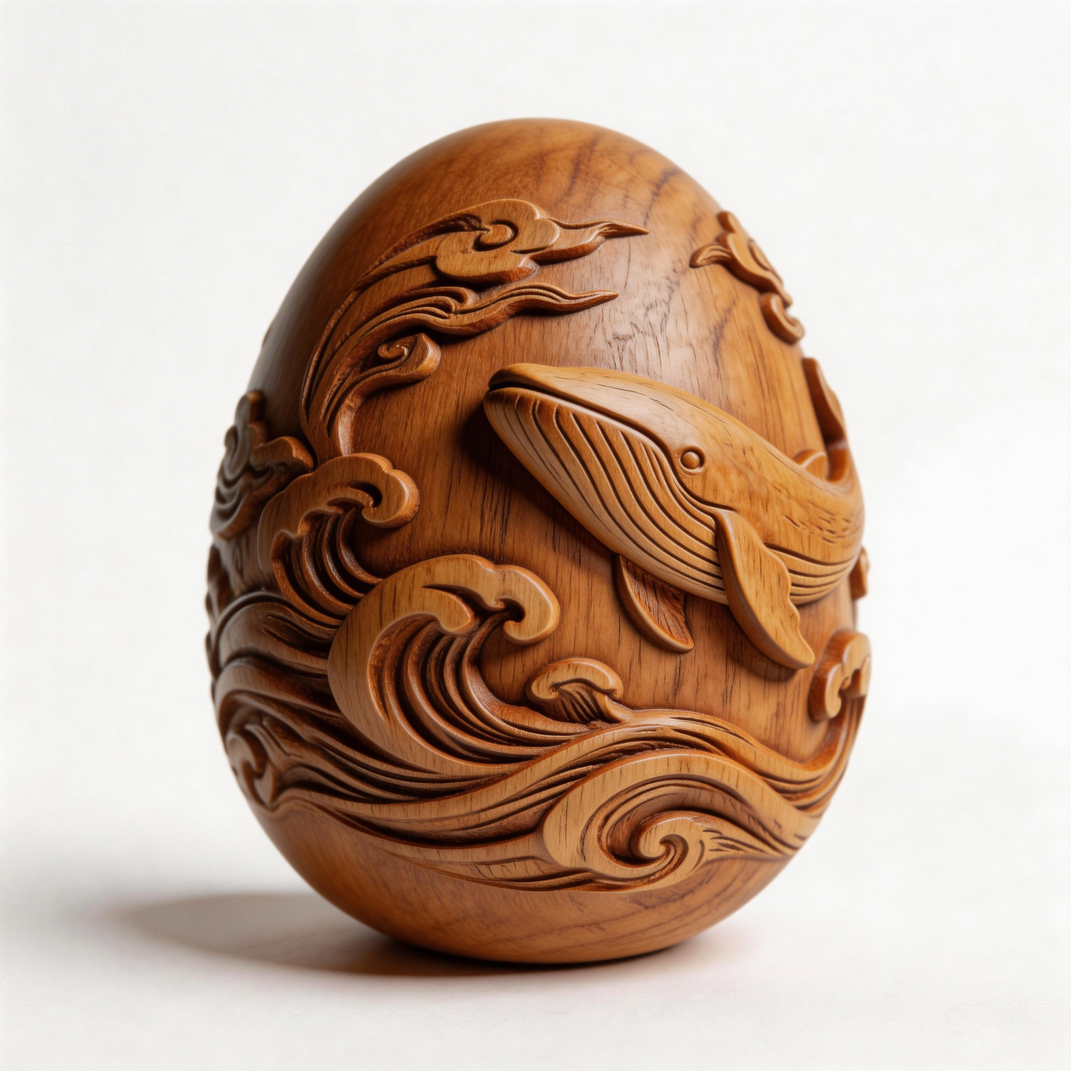 Ocean's Whisper | Wood Sculpture