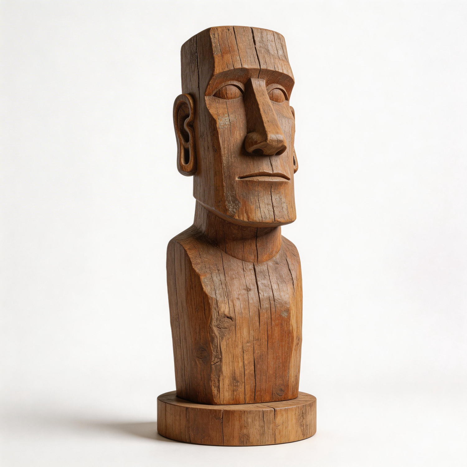 Moai Sentinel  | Wood Sculpture
