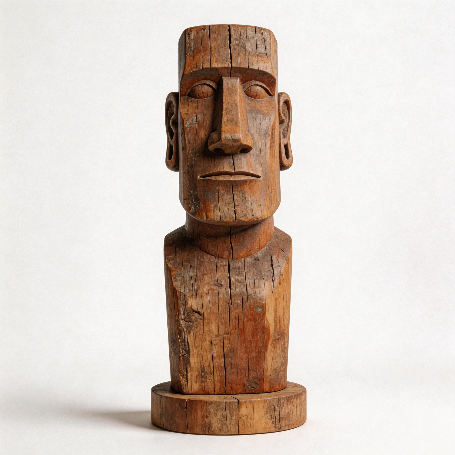 Moai Sentinel  | Wood Sculpture