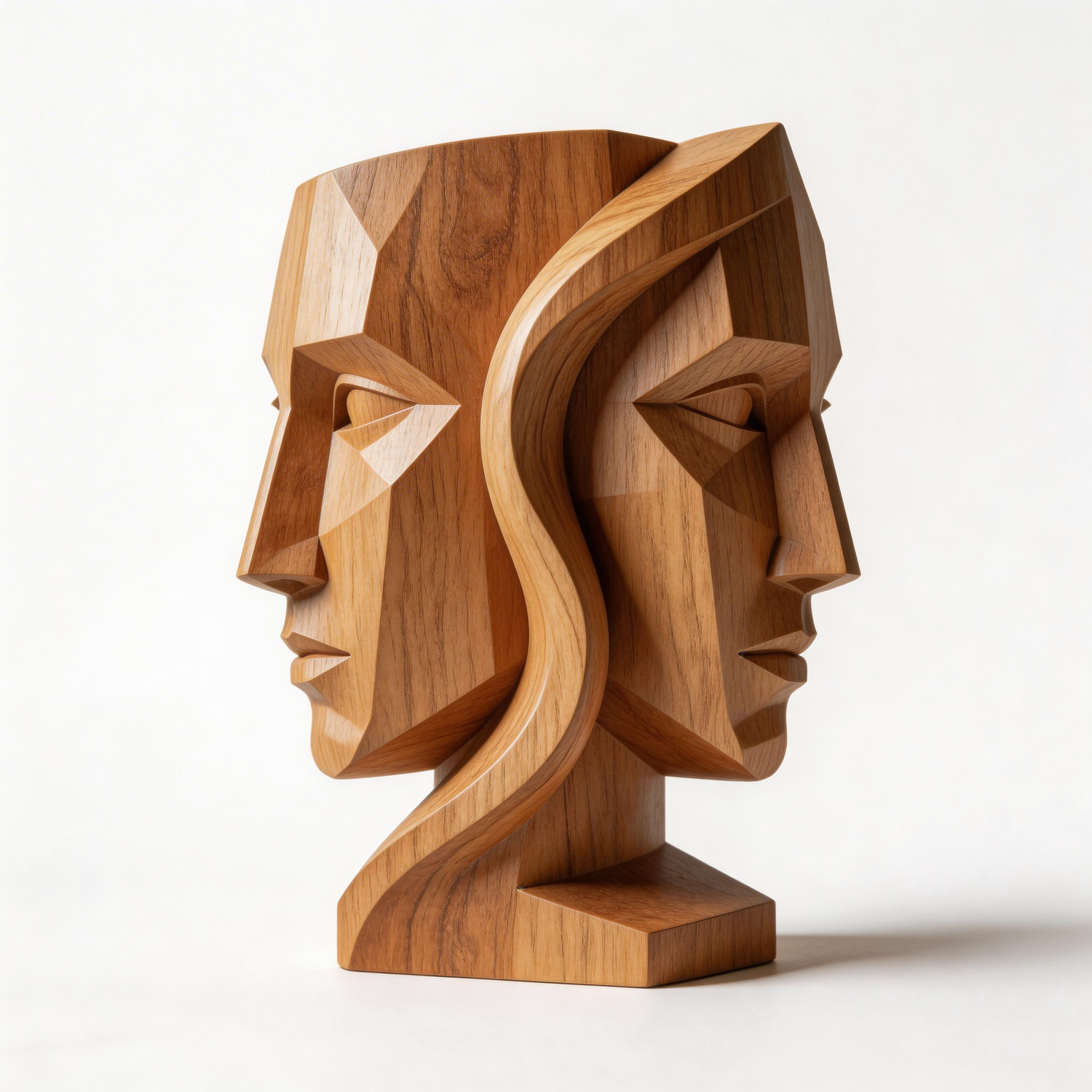 Duality in Geometry| Wood Sculpture