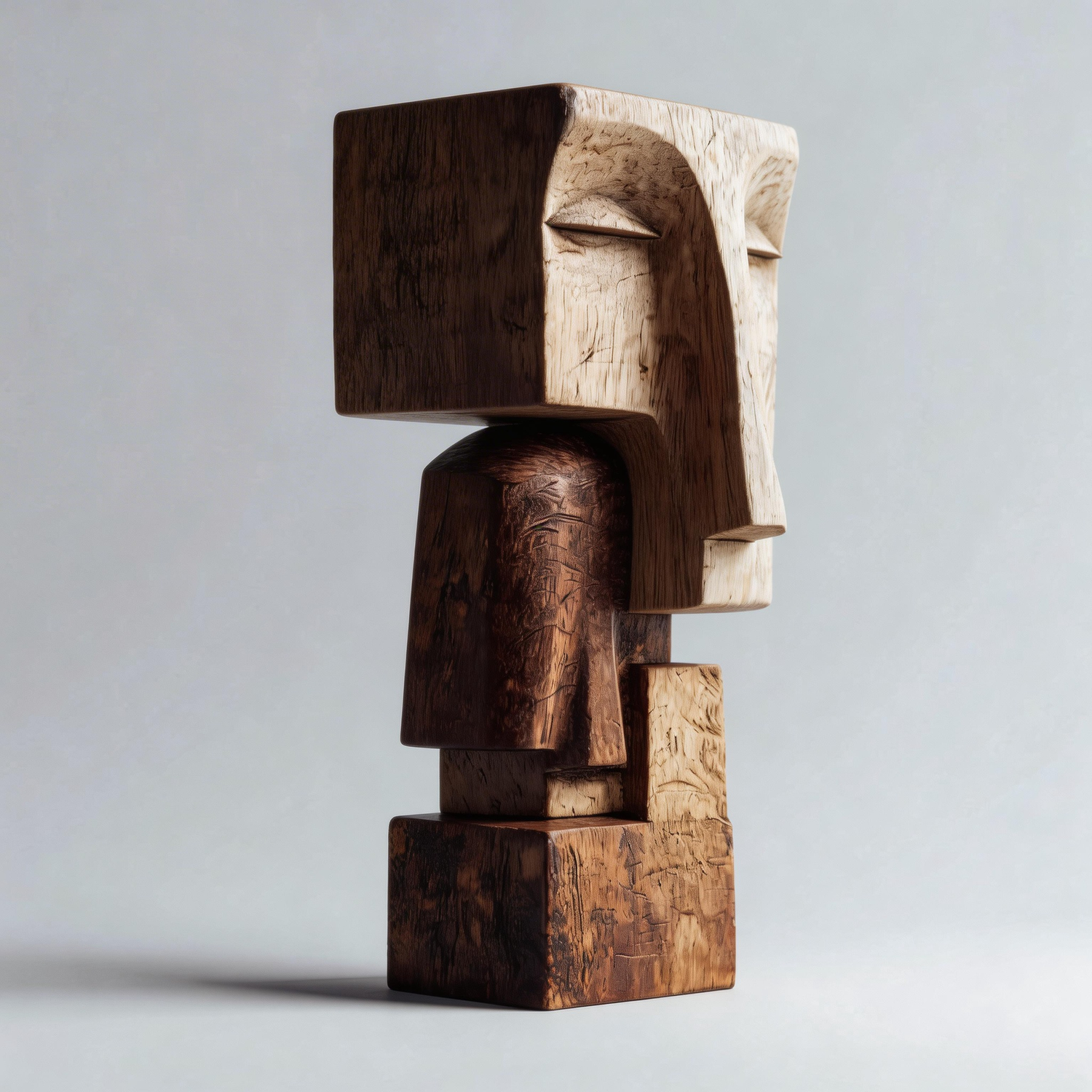 Stacked Visions l Wood Sculpture