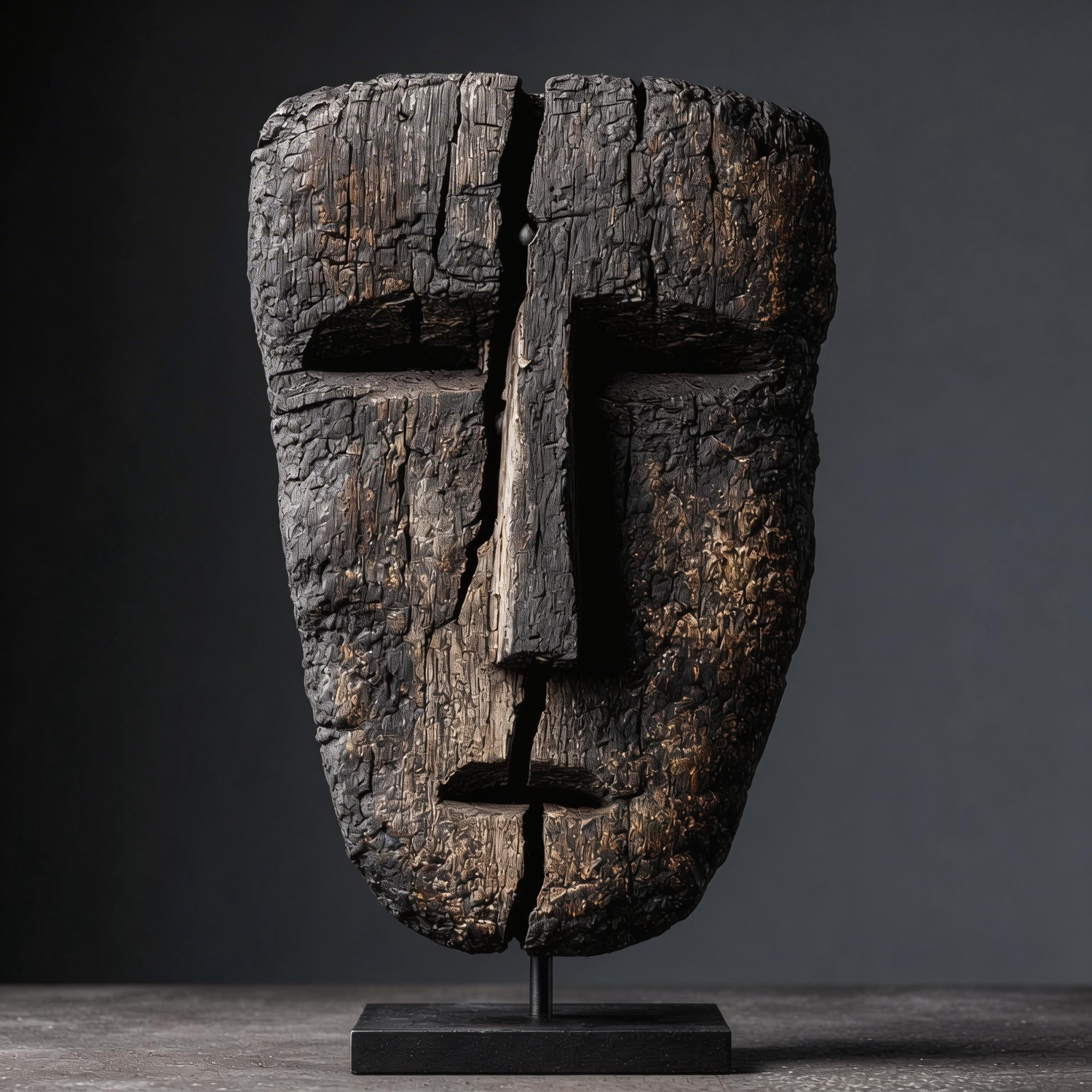 Split Ancestor l Wood Sculpture